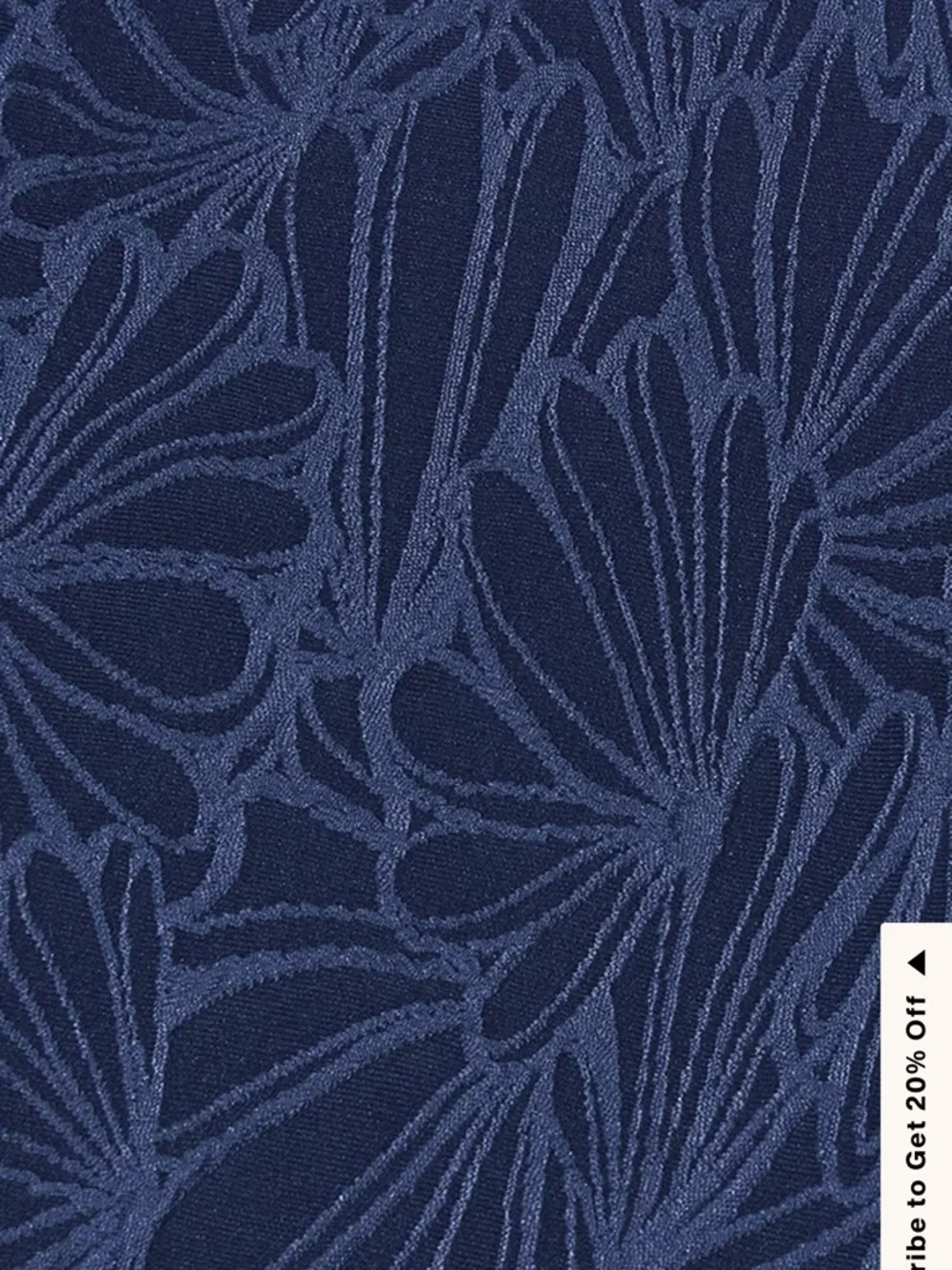 Cupshe Navy Floral Lace Triangle Bralette - Picture 4 of 7